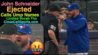 E14 - John Schneider Unleashes Tirade on Umpire Ryan Wills in Strike Zone Disagreement