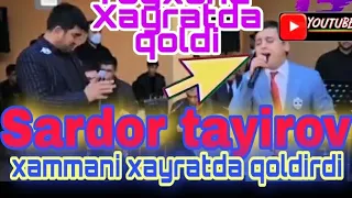 Sardor Tairov to'yxonada avjiga chiqdi