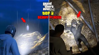 TOP 3 SCARY LOCATIONS😱 in GTA 5 Story Mode! (Scary Places)