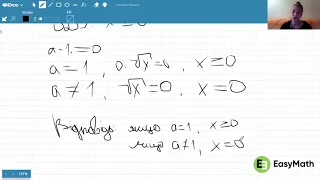 Ірраціональні рівняння з параметром: Підготовка до ЗНО з математики від онлайн школи EasyMat