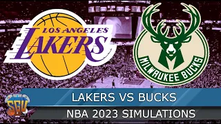 Los Angeles Lakers vs Milwaukee Bucks | NBA Today 3/26/2024 Full Game Highlights - NBA 2K24 Sim