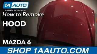 How to Remove Hood on a 02-07 Mazda 6