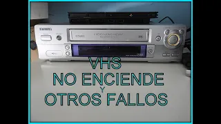 VHS REPARACIÓN AVERÍAS VARIAS. Montaje y desmontaje de un vídeo.