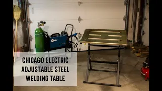 Chicago Electric Adjustable Welding Table Review and Assembly