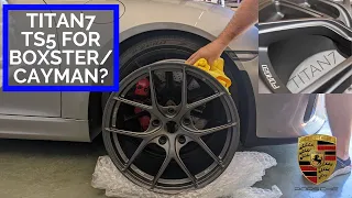 Titan7 TS-5 Forged Wheels for Porsche Boxster/Cayman under $3k!
