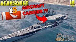 AIRCRAFT CARRIER?? Kearsarge 5 Kills & 183k Damage | World of Warships Gameplay 4k