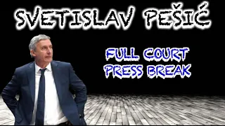 Coach PEŠIĆ - Simple & Effective FULL COURT PRESS BREAK | Basketball Culture