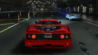 NFS:UNBOUND || Original Ferrari F40 - 2.9L V8 471 BHP - Driving This Beauty On Roads ON Lakeshore ||