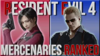 All RESIDENT EVIL 4 Mercenaries Characters RANKED WORST to BEST (4 remake)