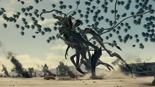 Killing Alien Harvester Queen Final Fight Scene (Independence Day: Resurgence)