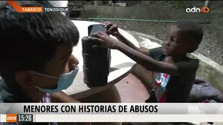 Menores migrantes con historias de abuso en Tabasco