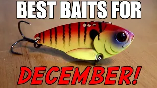 Top 3 BAITS For DECEMBER Bass Fishing!