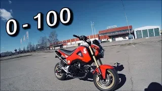 Honda Grom 125 | 0-100 KMH | 0-60 MPH | Soundcheck