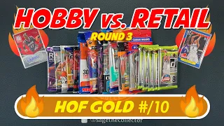 Hobby vs. Retail Basketball Cards / Rookie Chase: Round 3 🔥 Gold #/10 + Giveaway!