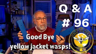 Backyard Beekeeping Questions and Answers 96, how to keep wasps OUT and more!