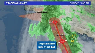 Tracking Hilary | Once a Category 4 Hurricane, downgraded to tropical storm before hitting CA