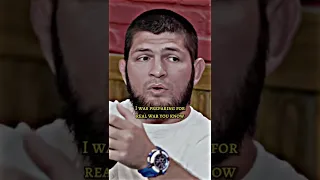 Khabib: "I was there for a real war. I wasn't satisfied when Conor tapped." 🥶