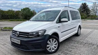 Осмотр Volkswagen Caddy Maxi пассажир на 2.0 TDI в хорошей комплектации из Германии