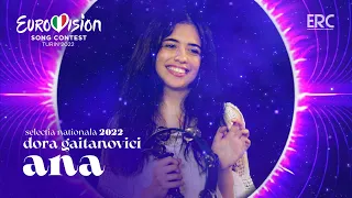 Dora Gaitanovici  - Ana - Live - Selecția Națională 2022 - 2nd Semi-Final