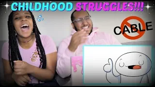 TheOdd1sOut "Growing Up Without Cable" REACTION!!!