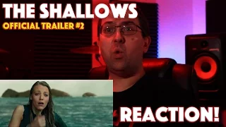 REACTION! The Shallows Official Trailer #2 - Shark Horror Movie