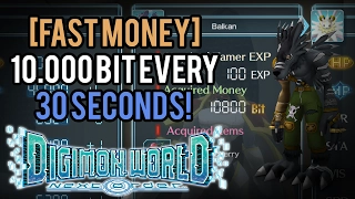 Digimon World Next Order | 10.000 Bit every 30 Seconds! [Fast Money]