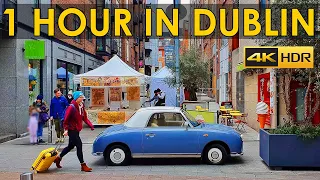 🇮🇪[4K HDR] 1 Hour Dublin City Centre 4K 60 Walking Tour Ireland March 2023