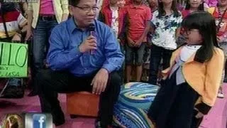 24 Oras: Mike Enriquez, nakipagkulitan   kay Ryzza Mae Dizon sa talk show