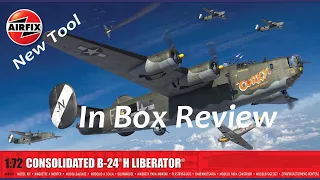 New Tool - Airfix B-24 H Liberator - In box Review #airfix #newtool #liberator