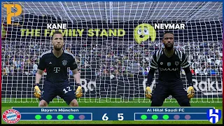goalkeeper Kane vs goalkeeper Neymar | Perfect Penalty Shootout #ronaldo #2024 #neymarjr