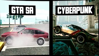 Физика GTA San Andreas лучше чем в Cyberpunk 2077