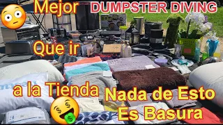 ♻️!!WOW!!😱Todo Estaba a la VISTA SOLO FUIMOS A RECOGER/Lo Que Tiran en USA/Dumpster Diving