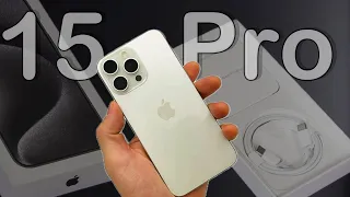 ТОП iPhone 15 Pro Titanium  РАСПАКОВКА