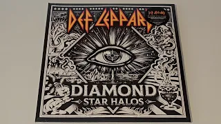 Def Leppard Diamond Star Halos Double Black Vinyl Unboxing