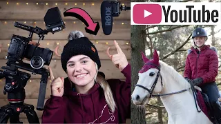 BLOOPERS! Behind the Scenes. What it's REALLY Like Being a YOUTUBER (Equestrian) AD | This Esme