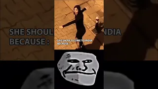 What happens if serbian dancing lady comes to india 💀#trending #ghost #funny #serbiangrammar