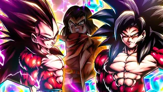 (Dragon Ball Legends) THE FINAL SUMMON MARATHON TO 14 STAR TAG LF SSJ4 GOKU & VEGETA!