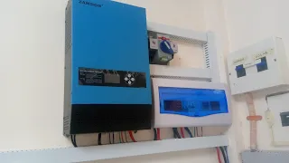 3kw 24v hybrd offgrd power inverter.  byd lithium batt. 250ah. 2kw pv panel