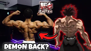 Demon Back Workout To Look Like Baki!