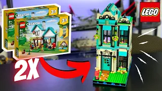 We Turned 2 LEGO Cozy House Sets Into An AWESOME Modular Building!