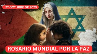 Santo Rosario mundial por la paz entre Israel y Palestina. Cruzada Mariana del Rosario de tekton