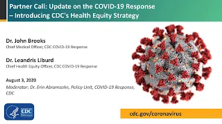 Introducing CDC’s COVID-19 Health Equity Strategy