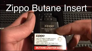 Unboxing Zippo Butane Insert First Impressions