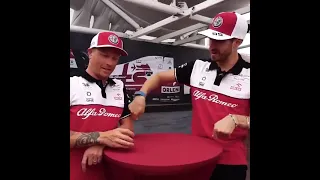 Kimi Raikkonen & Antonio Giovinazzi: Fork or Chopsticks?