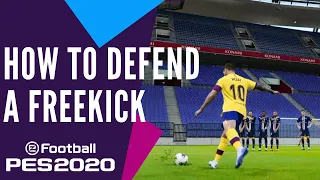 PES 2020 - How to stop a Freekick from scoring in PES 2020 that beats the wall.