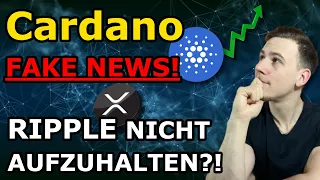 AUFGEPASST vor FEHLERHAFTEN Cardano NEWS ! Update & Chart | Ripple XRP NEWS ? Deutsch Kryptowährung