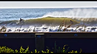 Surfing Dorian's Swell in Charleston, SC | Folly Beach Washout | Fall 2019