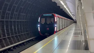 Второй опытный! Электропоезд 81-775/776/777 «Москва-2020» на станции «Савёловская»
