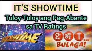 EAT BULAGA TV Ratings Maintains, ITS SHOWTIME TULOY-TULOY ANG PAG-ABANTE | TV Ratings Updates