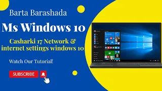 Casharki 17 Network & internet settings windows 10